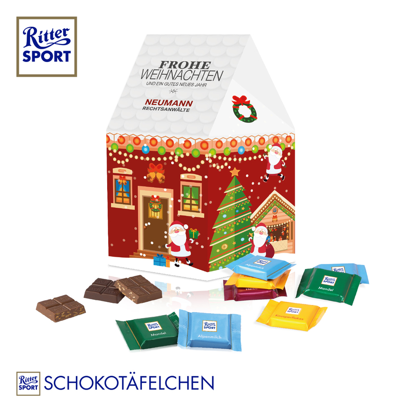 Ritter Sport personalised Christmas House