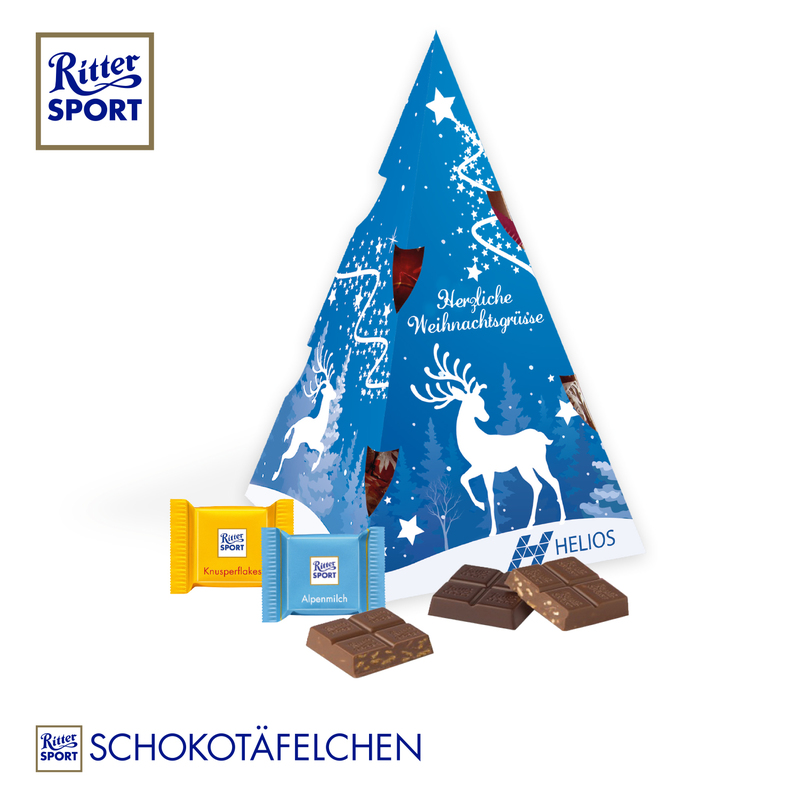 Ritter Sport Personalised Christmas Pyramid Christmas Distinctive