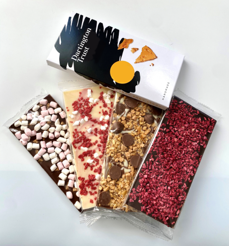 Personalised Infusion Chocolate Bars in printed box 100g