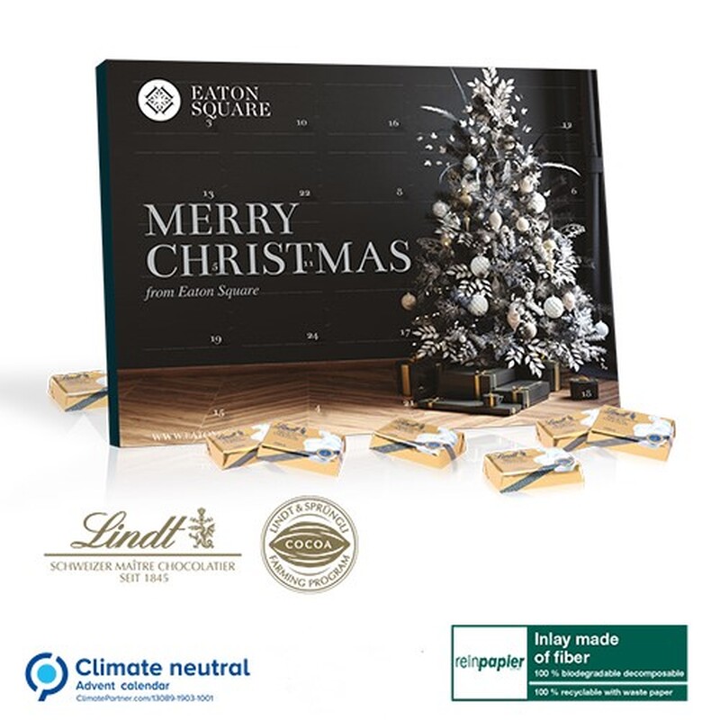 Eco Friendly and sustainable Lindt Desktop Advent Calendar