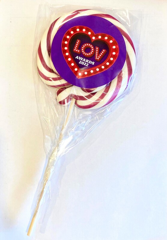 Personalised Giant Swirly Lollies 
