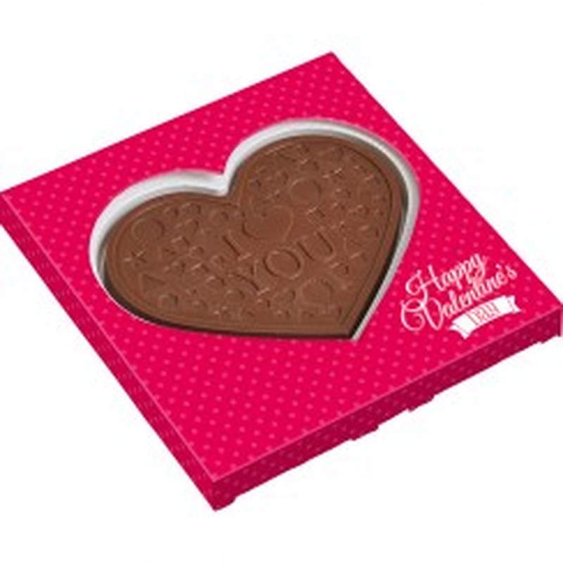 Valentine 2D Heart Shaped Chocolate Box