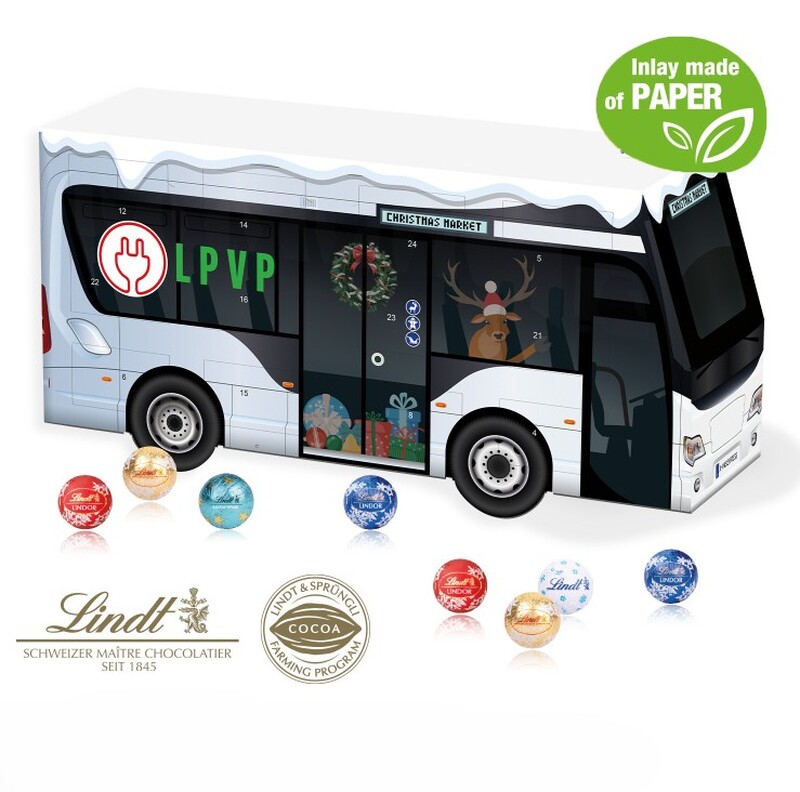 Lindt 3D Bus Advent Calendar 