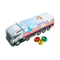 Personalised Easter Truck With Foil Wrapped Mini Eggs 