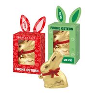 Personalised Lindt Gold Bunny Box 50g 