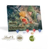 Personalised Grass Paper Lindt Gourmet Desktop Calendar 