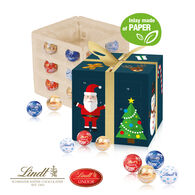 NEW Personalised Lindt Cube Advent Calendar With Paper Bow 
