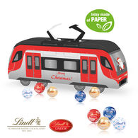 NEW Personalised Lindt 3D Tram Shaped Advent Calendar 