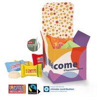 Personalised Eco Cube with Tony's Chocolonely
