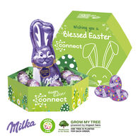 Personalised Hexagonal Box Containing Milka 
