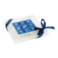 Personalised 9 Chocolate Cube Gift Box