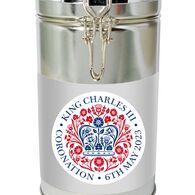 King's Coronation Personalised Biscuit Clamp Tin