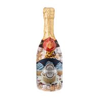 Personalised Champagne Bottle With Metallic Sweets