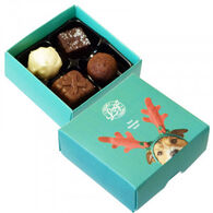 Christmas Personalised 4 choc Truffle Box