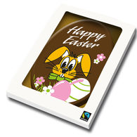 Branded Belgian chocolate Easter Card