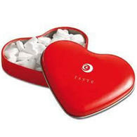 Personalised Heart Shaped Tin with Heart Shaped Mints