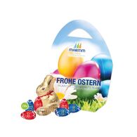 Personalised Lindt Bunny And Egg Basket 