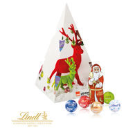 Personalised Lindt Christmas Pyramid 