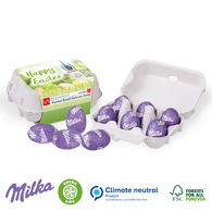 Personalised Easter Milka egg carton