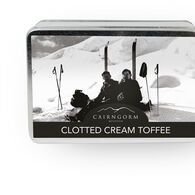 Promotional oblong tin with clotted cream fudge