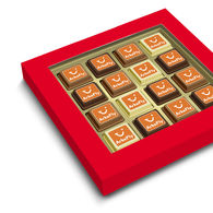 Personalised Box of 16 Premium Belgian Printed Chocolates