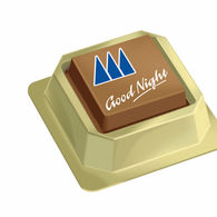 Mono Box with One Printed Belgian Logo Chocolate