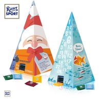 Personalised pyramid shaped Advent calendar Ritter Sport