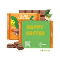 Personalised Vegan Ritter Sport Bar With Advertising Sleeve 