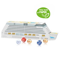 ECO LINE - Personalised Lindt 3D Cruise Ship Advent Calendar With Paper Inlay