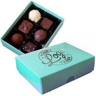 Luxury Personalised 6 choc Truffle Box