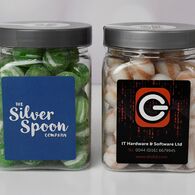 Retro Branded Square Sweet Jars 