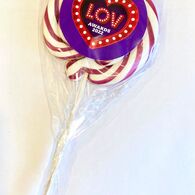 Personalised Giant Swirly Lollies 