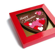 Personalised Belgian Valentine's Heart in Gift Box